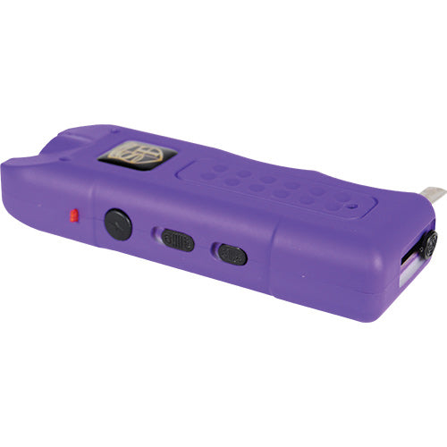 80,000,000 Volt Multiguard Stun Gun Alarm And Flashlight With Built In Charger