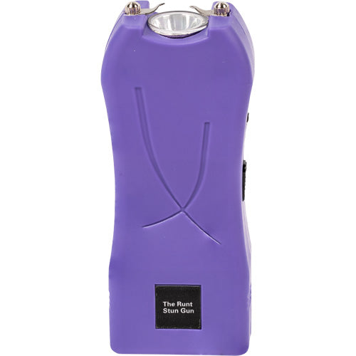 Rechargeable Runt 80,000,000 Volt Stun Gun With Flashlight And Wrist Strap Disable Pin