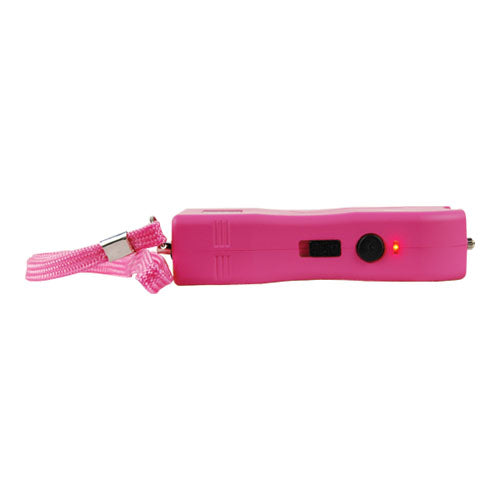 Rechargeable Runt 80,000,000 Volt Stun Gun With Flashlight And Wrist Strap Disable Pin