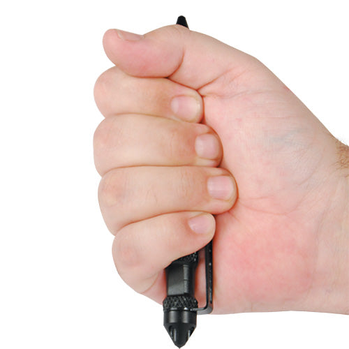 Tactical Black Twist Pen With Extra Refill