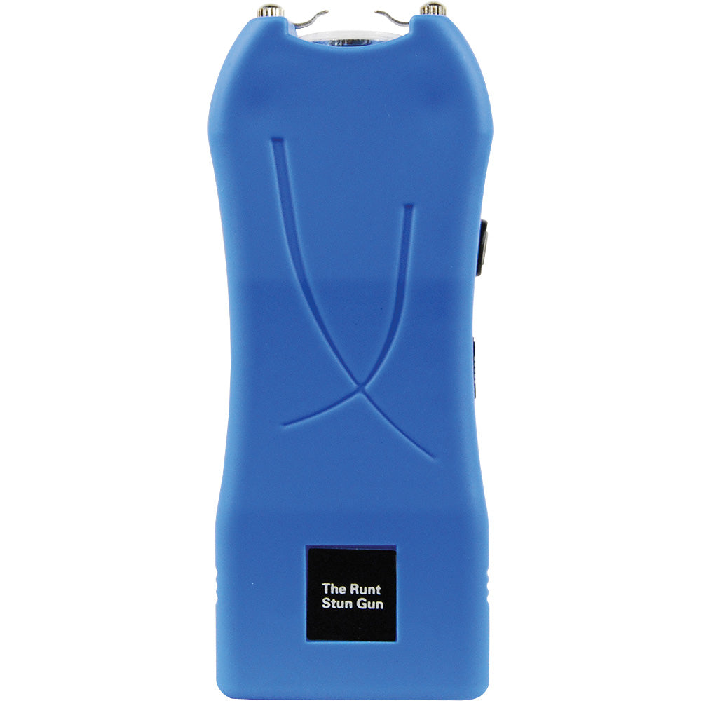 Rechargeable Runt 80,000,000 Volt Stun Gun With Flashlight And Wrist Strap Disable Pin