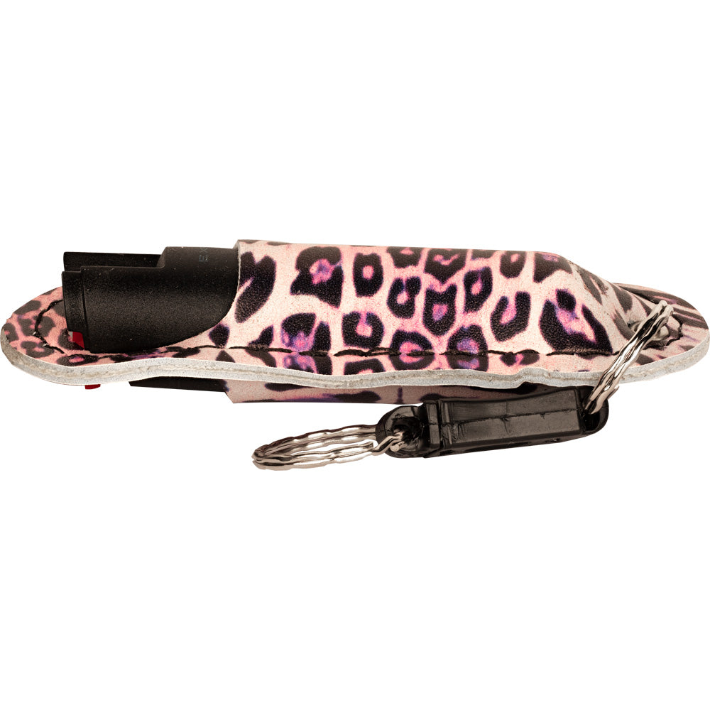 Pepper Shot 1.2% MC 1/2 Oz Halo Holster Leopard