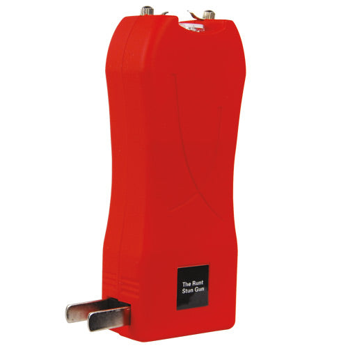Rechargeable Runt 80,000,000 Volt Stun Gun With Flashlight And Wrist Strap Disable Pin