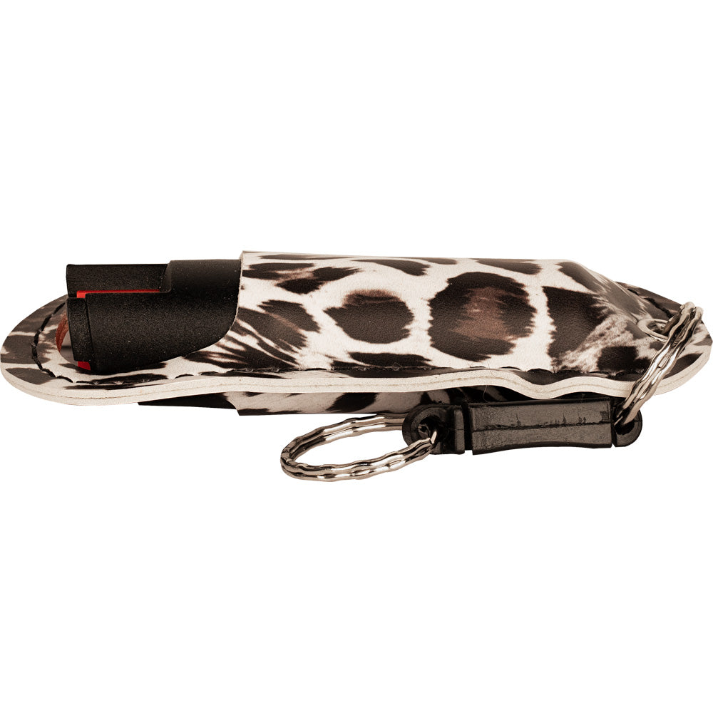 Pepper Shot 1.2% MC 1/2 Oz Halo Holster Leopard