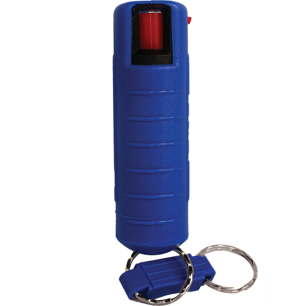 Pepper Shot 1.2% MC 1/2 Oz Pepper Spray Hard Case Belt Clip And Quick Release Keychain