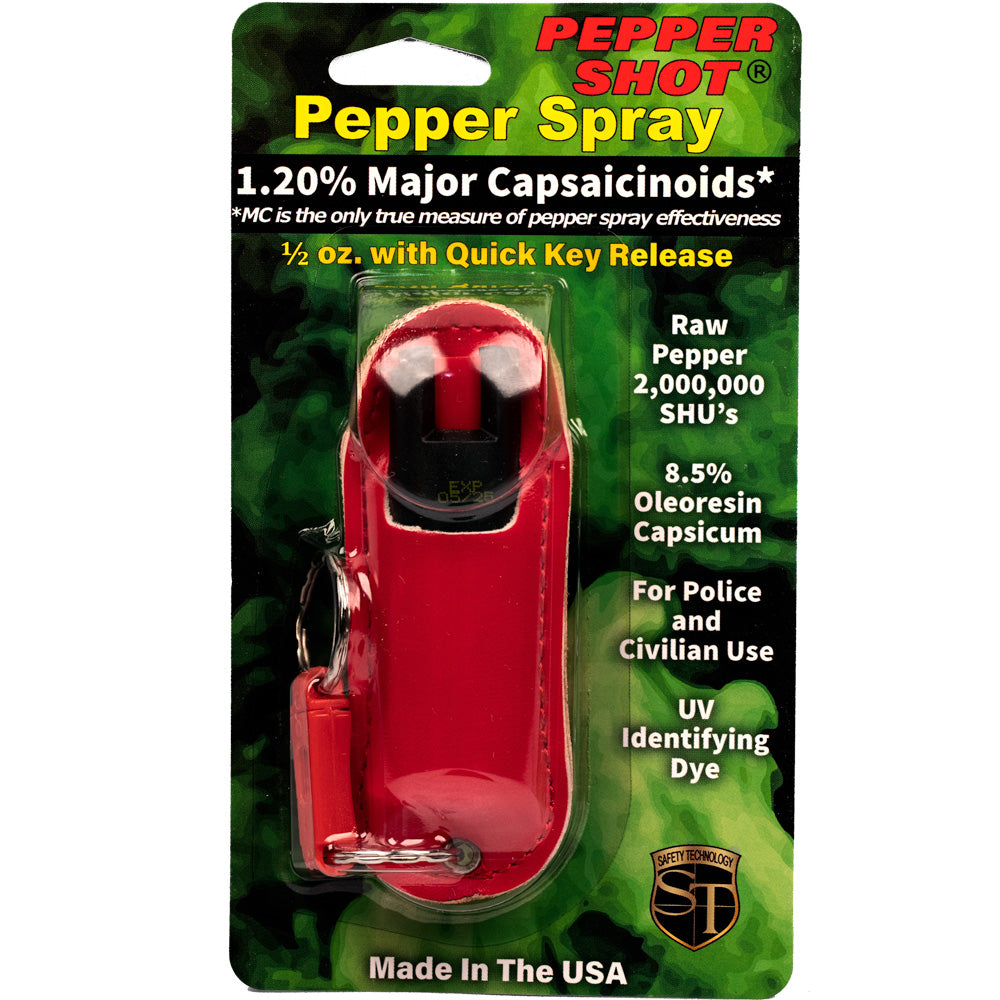 Pepper Shot 1.2% MC 1/2 Oz Halo Holster