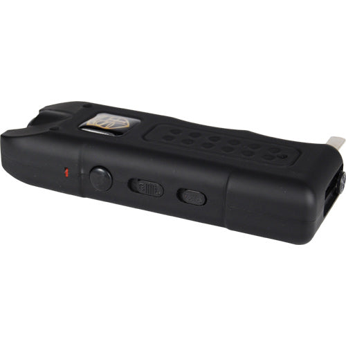80,000,000 Volt Multiguard Stun Gun Alarm And Flashlight With Built In Charger