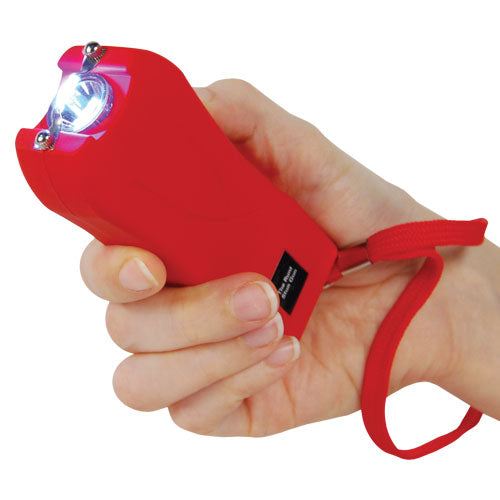 Rechargeable Runt 80,000,000 Volt Stun Gun With Flashlight And Wrist Strap Disable Pin