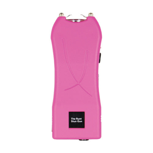 Rechargeable Runt 80,000,000 Volt Stun Gun With Flashlight And Wrist Strap Disable Pin