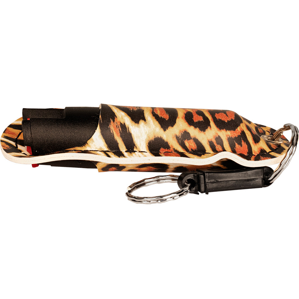 Pepper Shot 1.2% MC 1/2 Oz Halo Holster Leopard
