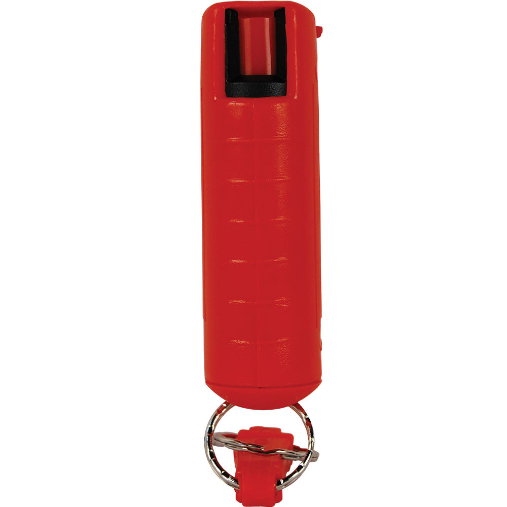 Pepper Shot 1.2% MC 1/2 Oz Pepper Spray Hard Case Belt Clip And Quick Release Keychain