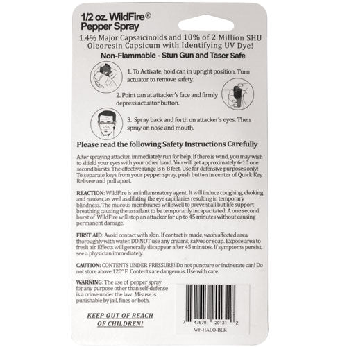 Wildfire 1.4% MC 1/2 Oz Halo Holster
