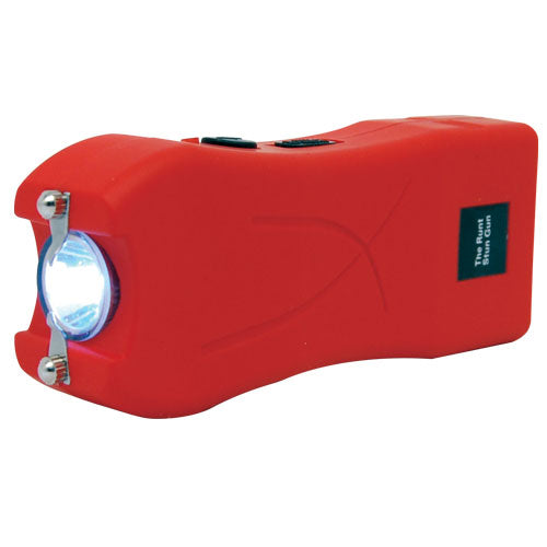 Rechargeable Runt 80,000,000 Volt Stun Gun With Flashlight And Wrist Strap Disable Pin