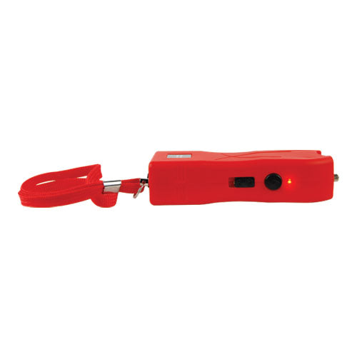 Rechargeable Runt 80,000,000 Volt Stun Gun With Flashlight And Wrist Strap Disable Pin