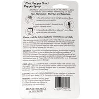 Thumbnail for Pepper Shot 1.2% MC 1/2 Oz Pepper Spray Fashion Leatherette Holster And Quick Release Keychain Cheetah