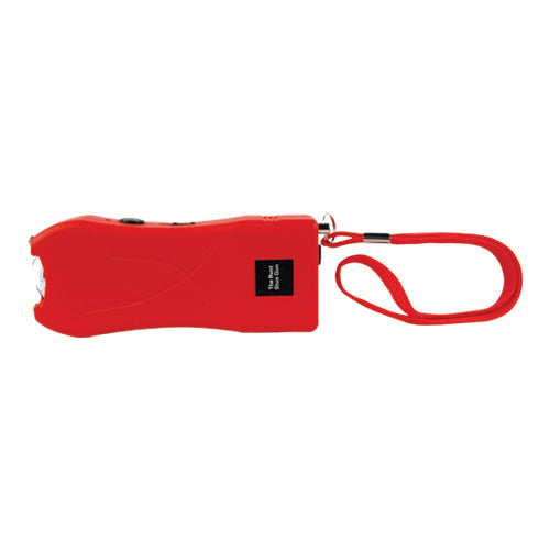 Rechargeable Runt 80,000,000 Volt Stun Gun With Flashlight And Wrist Strap Disable Pin