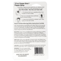 Thumbnail for Pepper Shot 1.2% MC 1/2 Oz Pepper Spray Hard Case Belt Clip And Quick Release Keychain