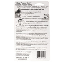 Thumbnail for Pepper Shot 1.2% MC 1/2 Oz Lipstick Pepper Spray
