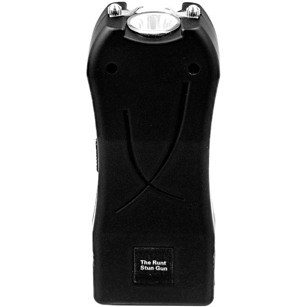 Rechargeable Runt 80,000,000 Volt Stun Gun With Flashlight And Wrist Strap Disable Pin