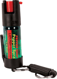 Thumbnail for Pepper Shot 1.2% MC  1/2 Oz  Pepper Spray Belt Clip And Quick Release Keychain