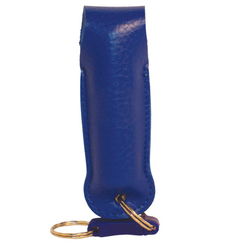 Pepper Shot 1.2% MC 1/2 Oz Pepper Spray Leatherette Holster And Quick Release Keychain
