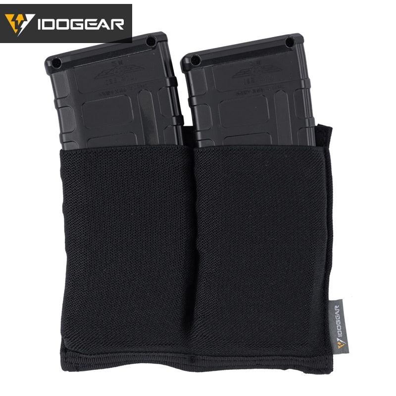 Tactical 5.56 Magazine Fast Draw Double Open Top MOLLE Pouch