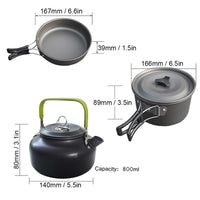 Thumbnail for Outdoor Non-stick Camping Cookware Set