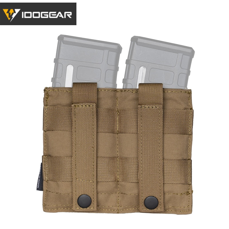 Tactical 5.56 Magazine Fast Draw Double Open Top MOLLE Pouch