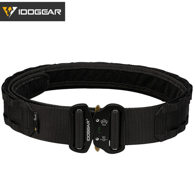 Two-in-One Tactical 2 Inch MOLLE Combat Belt With Quick Release Buckle