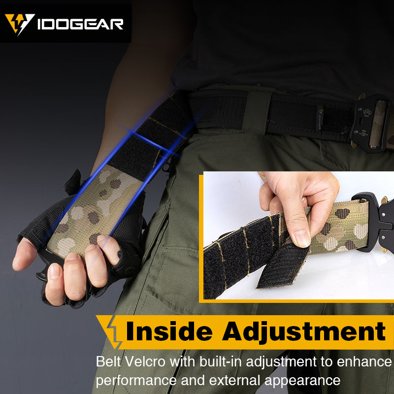 Two-in-One Tactical 2 Inch MOLLE Combat Belt With Quick Release Buckle