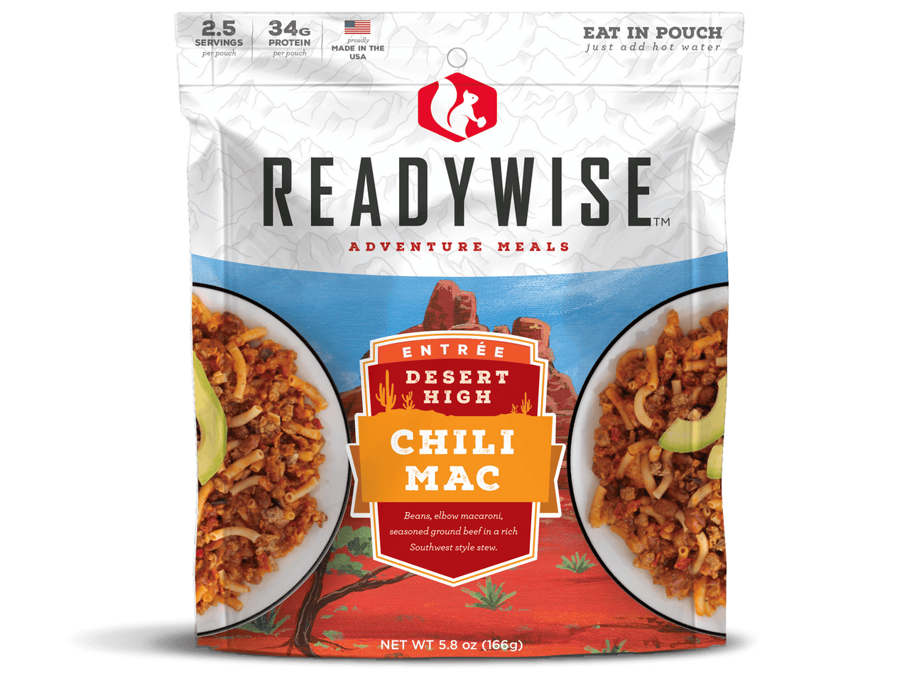 6 CT Case Desert High Chili Mac with Beef