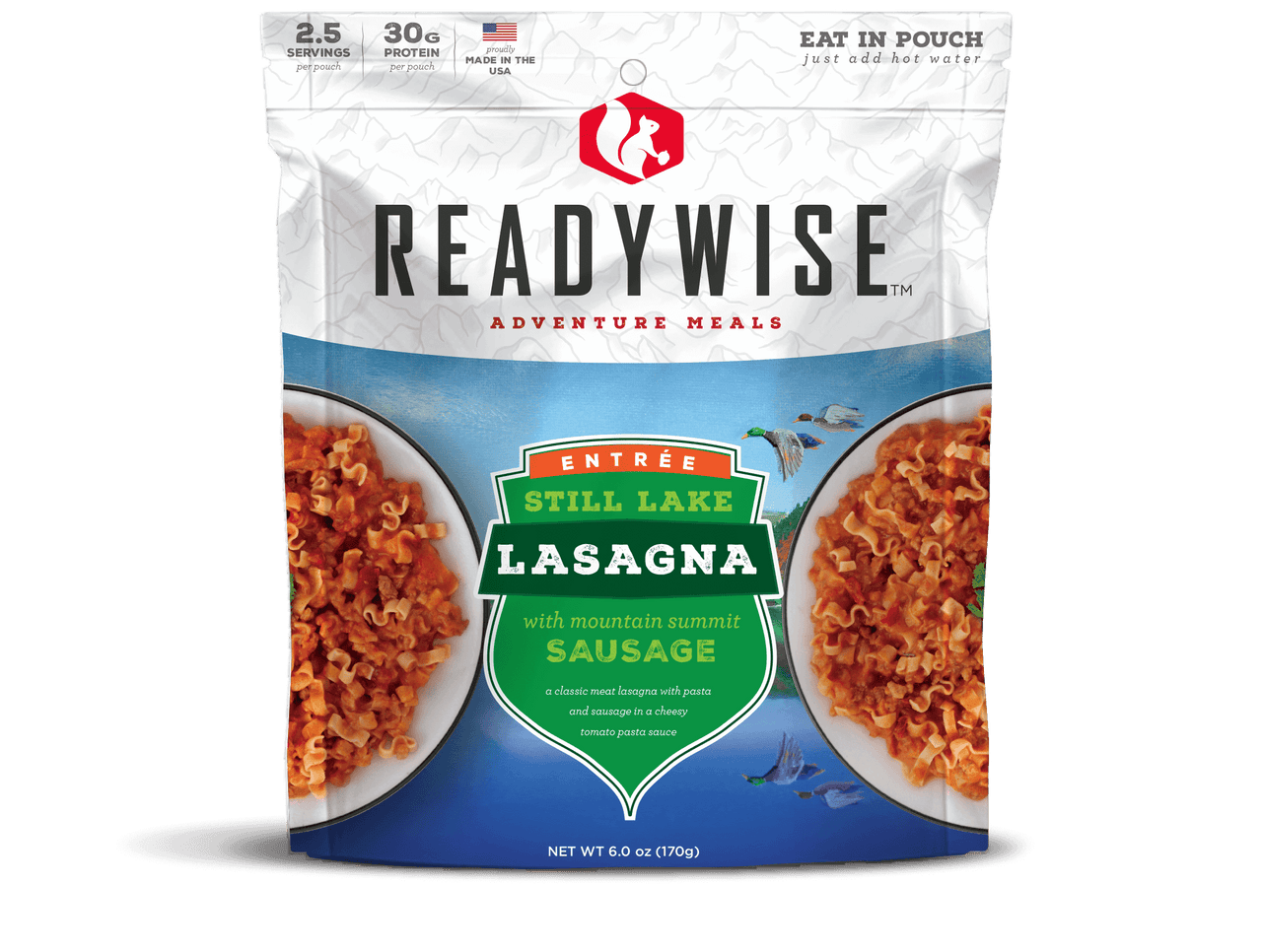 6 CT Case Still Lake Lasagna with Sausage
