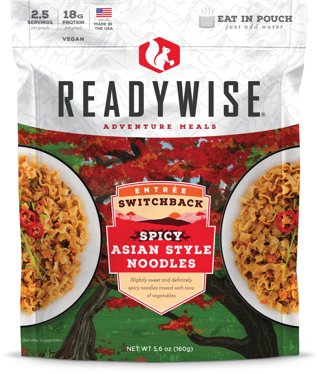 6 CT Case Switchback Spicy Asian Style Noodles
