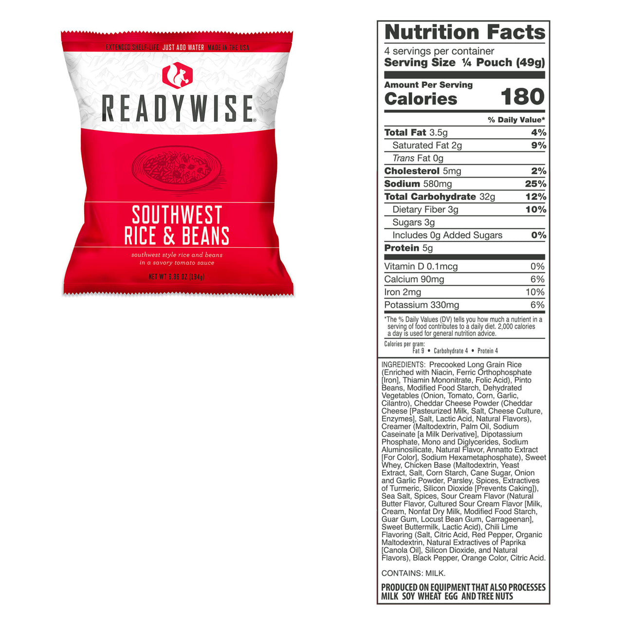 4320 Serving Package - 744 lbs - Includes: 24 - 120 Serving Entrée Buckets and 12 - 120 Serving Breakfast Buckets