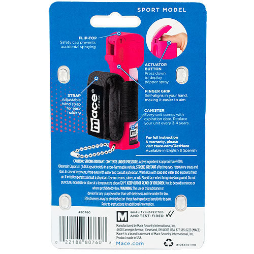 The Pepper Spray Jogger Model Is Ideal For Sports And Outdoor Activities Such As Running Or Hiking.