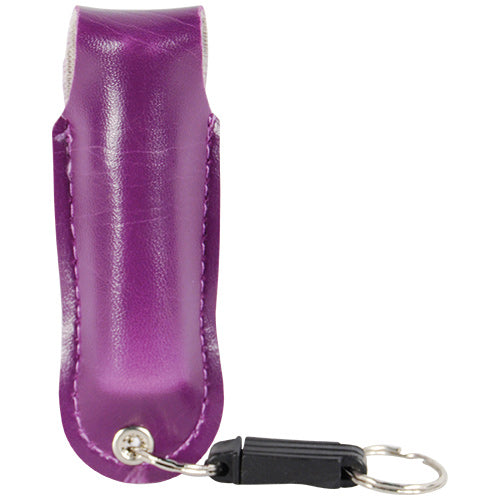 Wildfire 1.4% MC 1/2 Oz With Rhinestone Leatherette Holster Purple And Quick Release Keychain