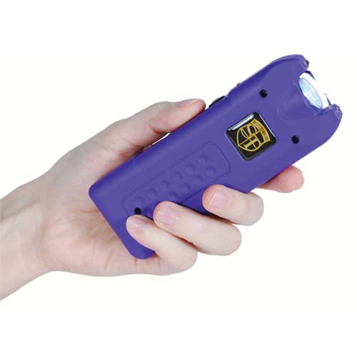 80,000,000 Volt Multiguard Stun Gun Alarm And Flashlight With Built In Charger