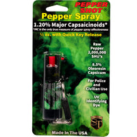 Thumbnail for Pepper Shot 1.2% MC  1/2 Oz  Pepper Spray Belt Clip And Quick Release Keychain