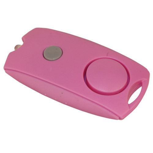 Mini Personal Alarm With Led Flashlight And Belt Clip