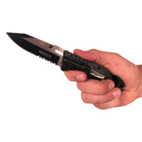 Thumbnail for Folding Tactical Survival Pocket Knife Assisted Open With Two Tone Blade