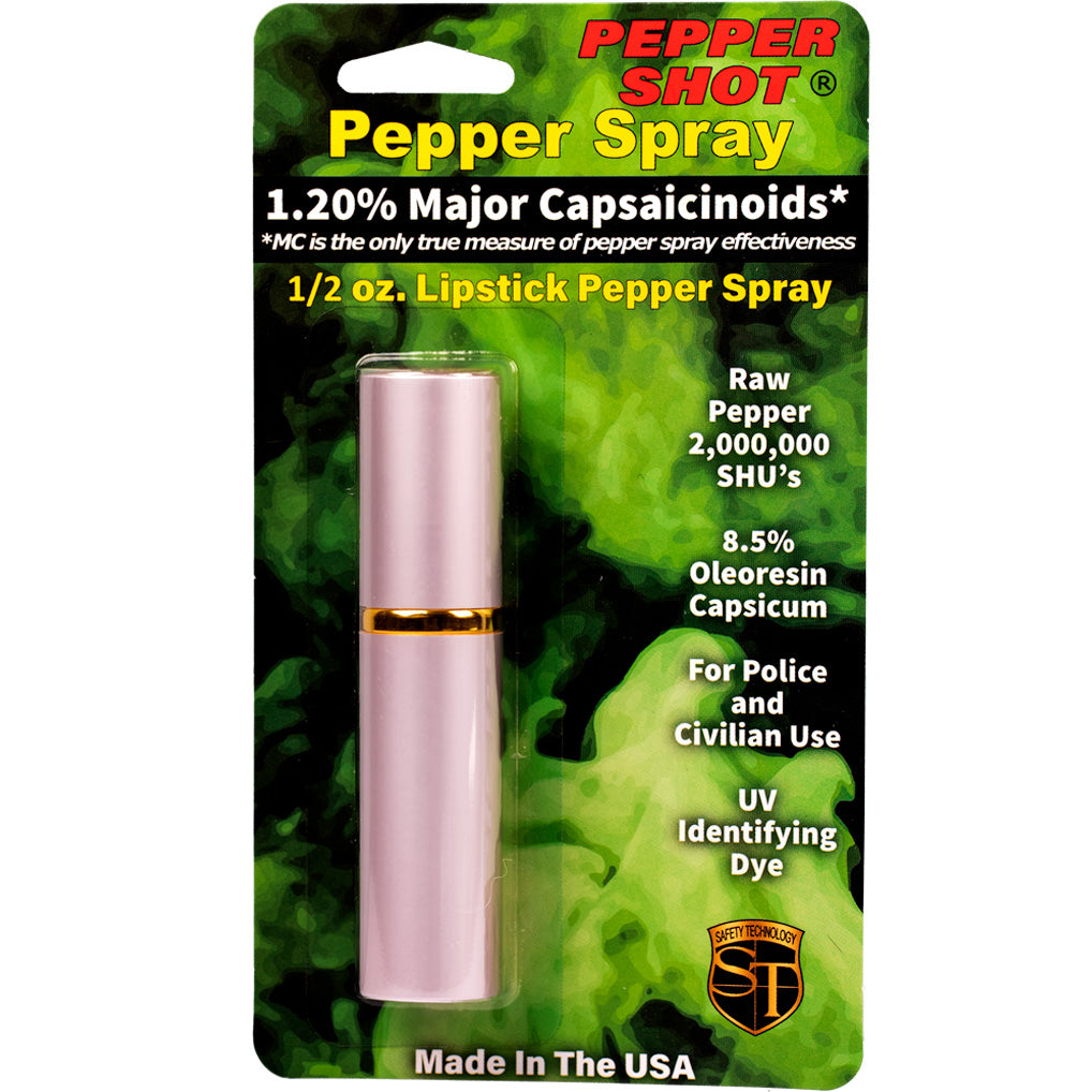 Pepper Shot 1.2% MC 1/2 Oz Lipstick Pepper Spray