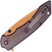 Thumbnail for Assisted Open Folding Pocket Knife With Grey Handle