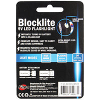 Thumbnail for Blocklite 9-Volt Battery Led Flashlight
