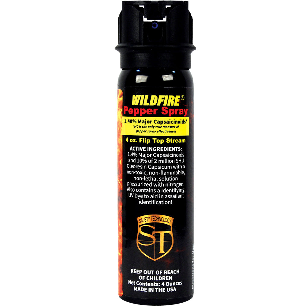 Wildfire 1.4% MC 4 Oz Pepper Spray Flip Top