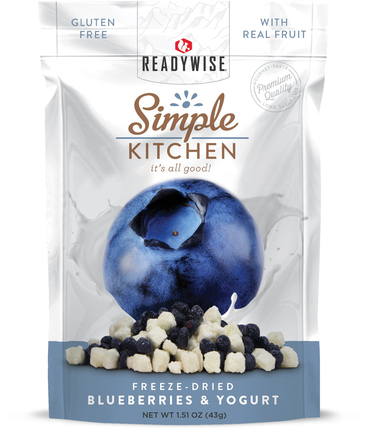 6 CT Case Simple Kitchen Blueberries & Yogurt